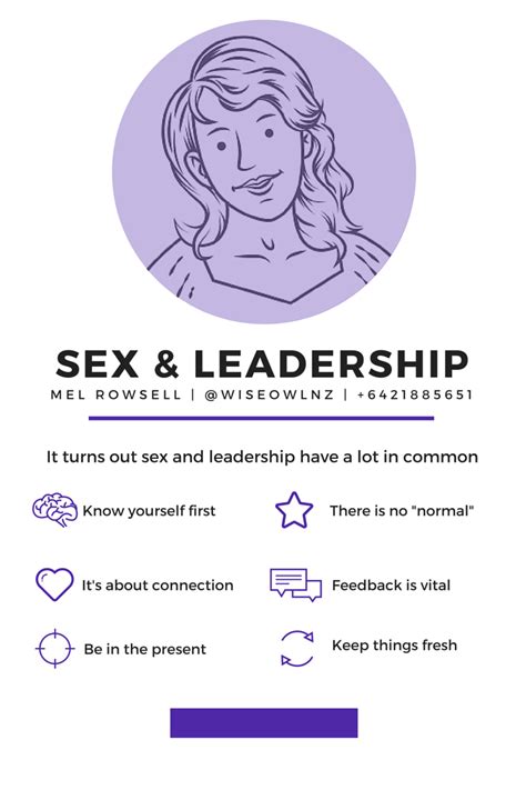 Sex And Leadership — 6 Ways They Are Alike By Mel Rowsell Medium