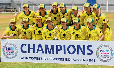 Australia Women Set Record Total To Claim T20 Tri Series