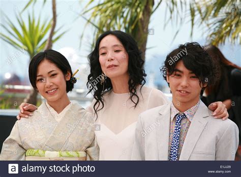 Jun Yoshinaga Naomi Kawase And Nijiro Murakami At The Photo Call For