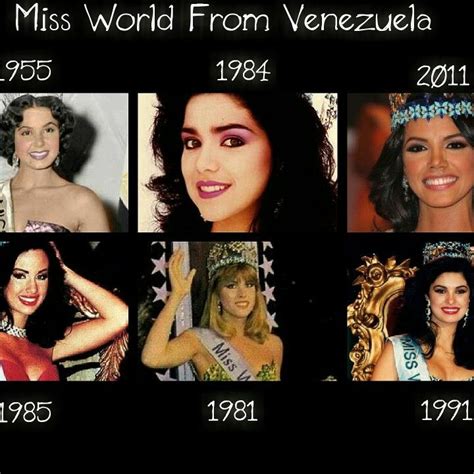 6 Miss World From Venezuela Miss World Miss Venezuela