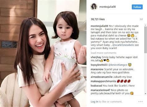 News Today Julia Montes And Baby Scarlet Snow Finally Meets In Person