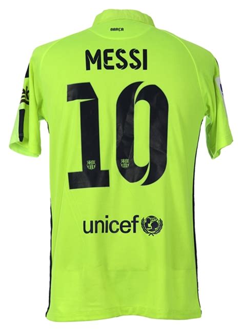 Lot Detail 2014 Lionel Messi Barcelona Alternate Jersey Mears Loa