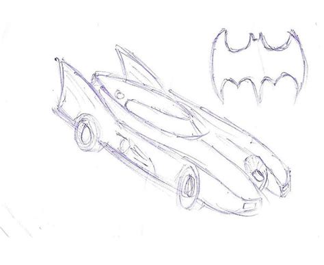 Batmobile Sketch By Officermike On Deviantart