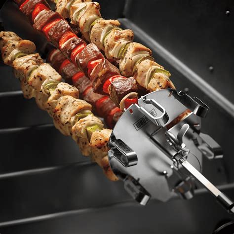 Weber Crafted Rotisserie Skewer Set Cooking Gourmet Bbq System