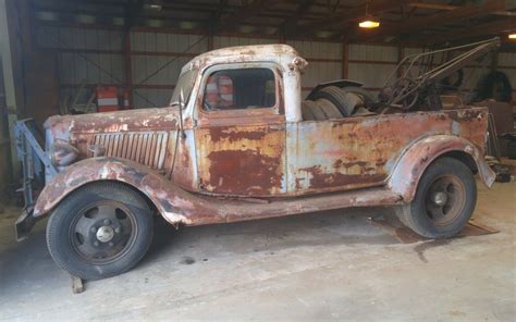 1936 Ford Truck Left Profile Barn Finds
