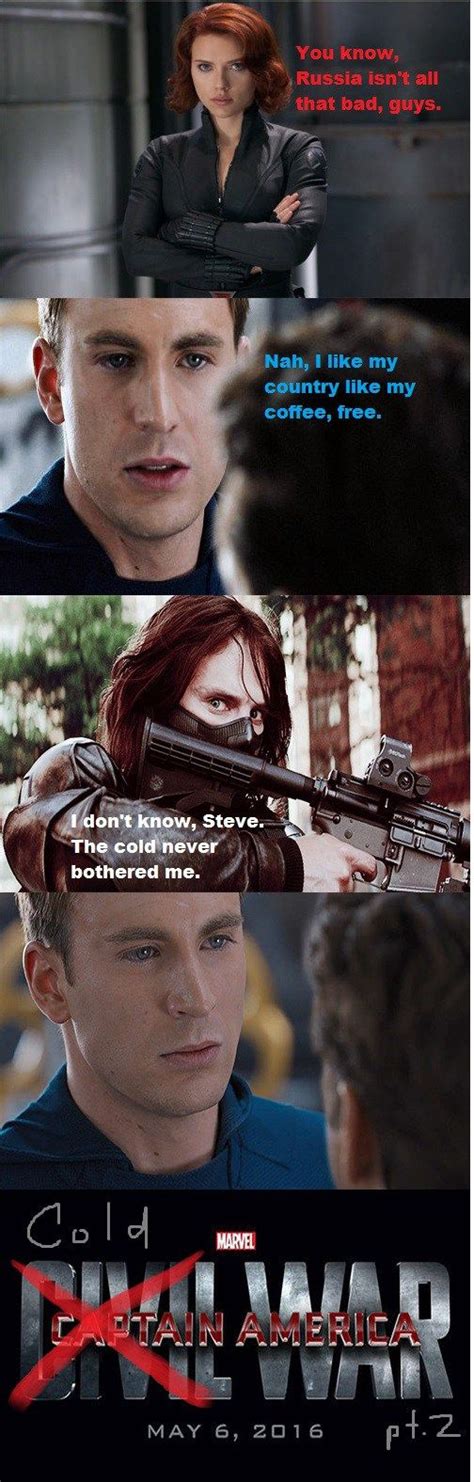 Pin By Animated Times On 35 Funniest Captain America And Winter Soldier