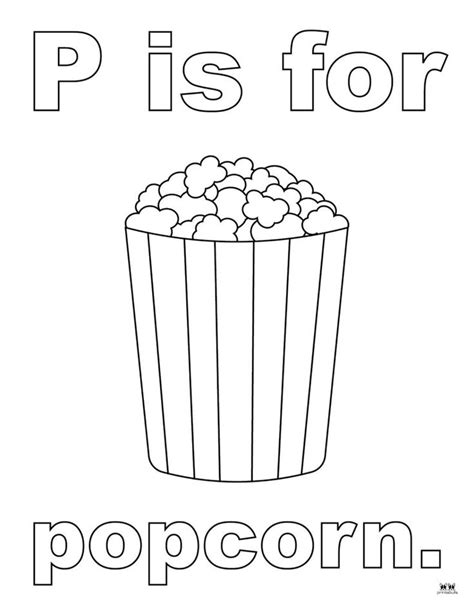 Letter P Coloring Pages 15 Free Pages Printabulls Letter P