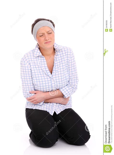 Stomach ache stock image. Image of background, white - 24185505