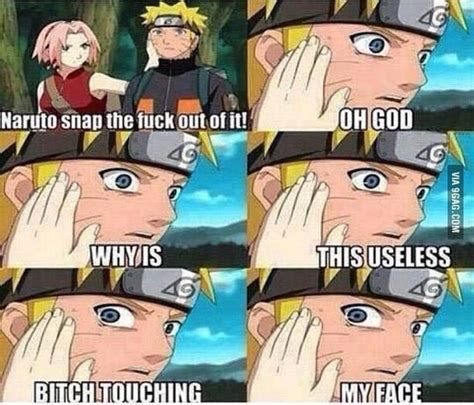 His Face Says Everything Funny Funny Naruto Memes Naruto Funny
