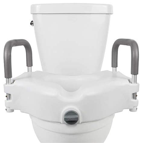 Vive Raised Toilet Seat 5 Portable Elevated Riser With Padded