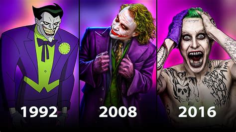 The Evolution Of The Joker 1940 2019 More Than 30 Versions Of The