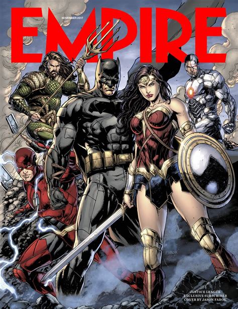 Justice League Empire Magazine Cover By Jason Fabok Rdccomics