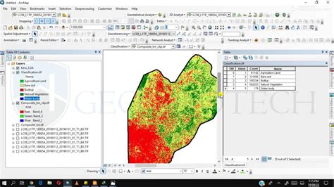 How To Make A Landuse And Landcover Map In Arcgis Youtube
