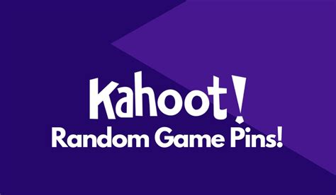 150 Random Kahoot Game Pins Codes 2024 Join Now