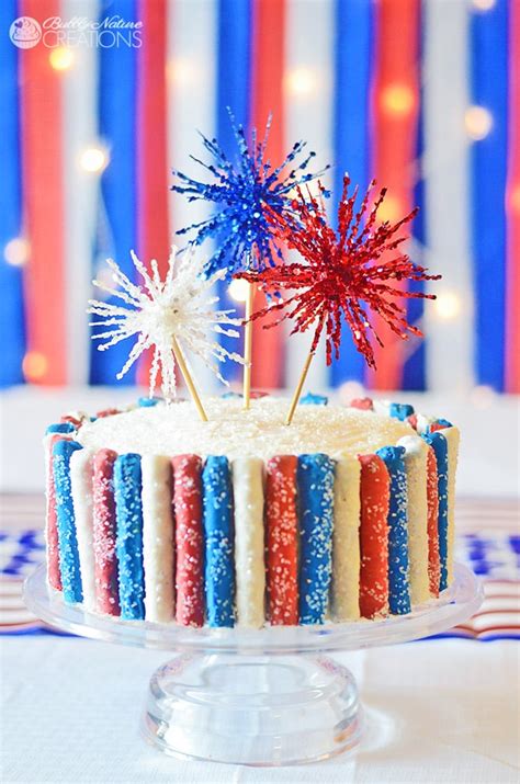 Southerners love to serve sheet cakes to a crowd, and birthday parties are no exception. 4th of July Sparkler Cake • Sprinkle Some Fun