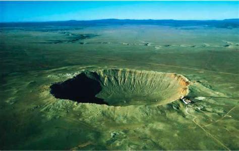 Barringer Meteor Impact Crater Arizona Plate Tectonics