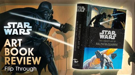 Art Book Review Flip Through Star Wars The Concept Art Of Ralph Mcquarrie Mini Book Youtube