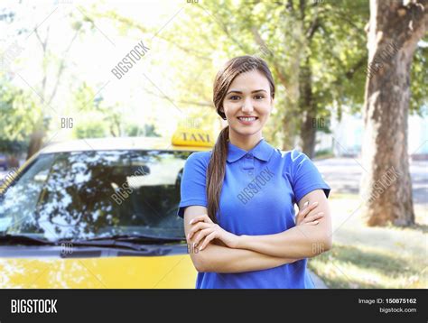 Beautiful Female Taxi Image Photo Free Trial Bigstock