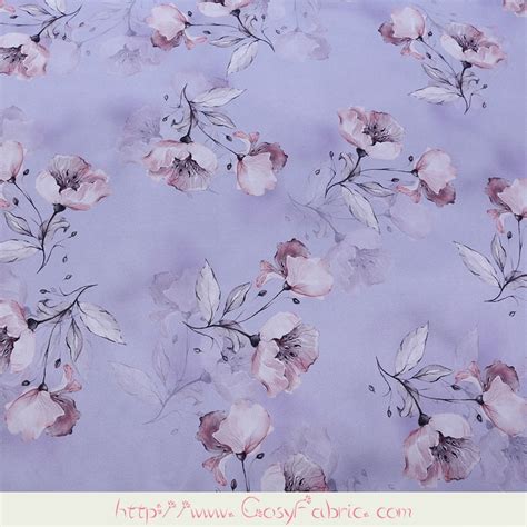 Pastel Floral Print Real Silk Fabric Stretch Charmeuse Fabrics Etsy