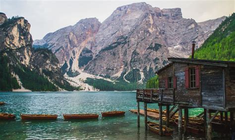 意大利南蒂罗尔州拉戈迪布雷斯 库存图片 图片 包括有 提洛尔 吸引力 高涨 湖泊 组塑 修改 179338427