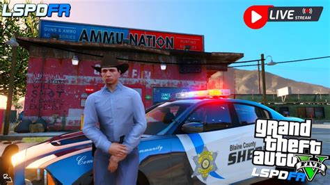 Live Gta 5 Lspdfr Police Mod Blaine County Sheriff Department Youtube