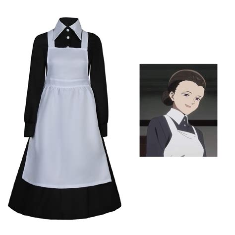 The Promised Neverland Isabella Cosplay Costume Yakusoku No Neverland Krone Cosplay Maid Uniform