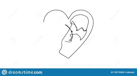 See more ideas about art, kiss art, illustration art. Continuous One Line Drawn Single Drawing Of Romantic Kiss ...