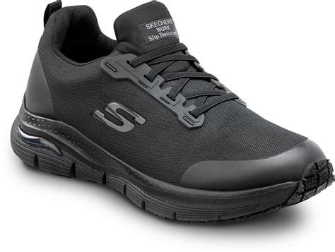 Lehigh Valley Safety Shoes Ssk8038blk Skechers Arch Fit Jake Mens