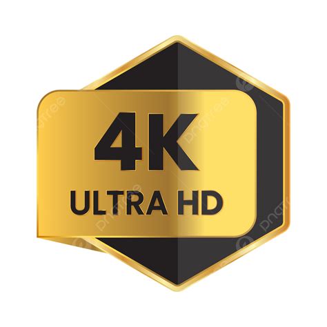 gambar png tombol ultra hd png teks ultra hd 4k logo ultra hd 4k video hitam dan emas 4k