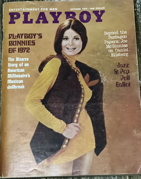 Vtg Playboy Magazine October 1972 Bunnies Of 1972 Sharon Johansen