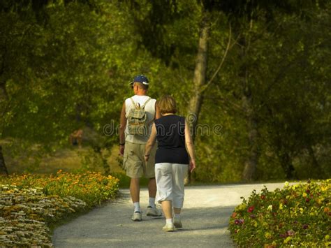 Husband And Wife Walking Stock Photo Image Of Husband 902372