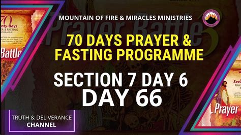 Day 66 Section 7 Day 6 Mfm 70 Days Prayer And Fasting 2022 From Dr Dk