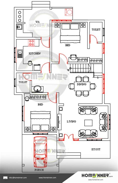 Free Kerala home design floor plan