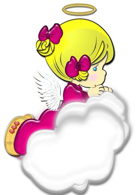 Angel On Cloud Clipart