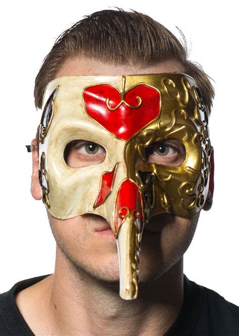 Long Nosed Mens Card Symbols Masquerade Mask Masquerade Masks