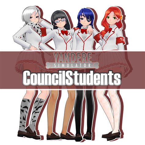 Yansim Mmd Councilstudents Note For Dl By Yanx20 Yandere