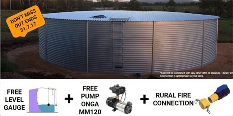 Pioneer Water Tanks July Free Upgrade Divine Water Tanks