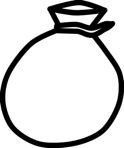 Sack Black And White Png Transparent Sack Black And Whitepng Images
