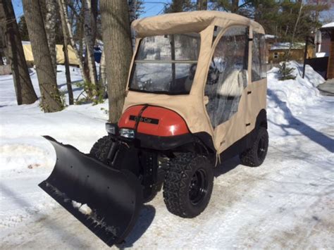 Snow Plow 4wd 48v New Used And Custom Golf Carts