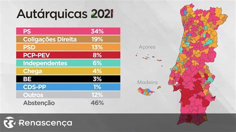 Resultados Das Autárquicas Lisboa Laranja Num Mapa Menos Cor De Rosa Renascença