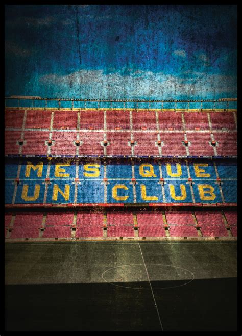 Mes Que Un Club Barcelona Poster Lovely Capture Posters