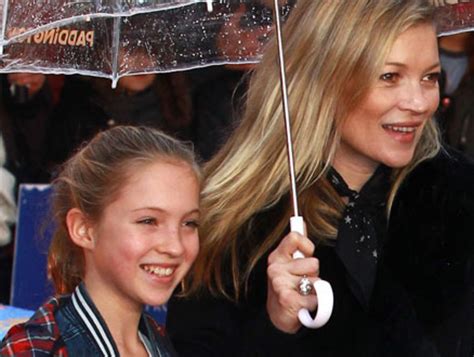 Kate Moss And Daughter Pose For Vogue Cover