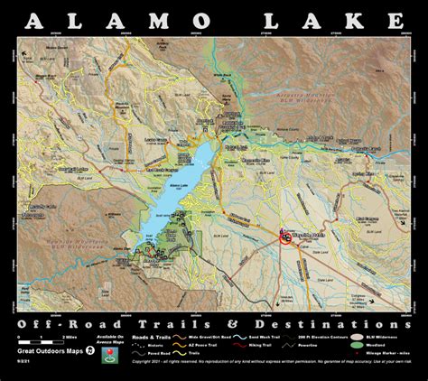 Alamo Lake Off Road Guide Great Outdoors Adventures On And Off Road
