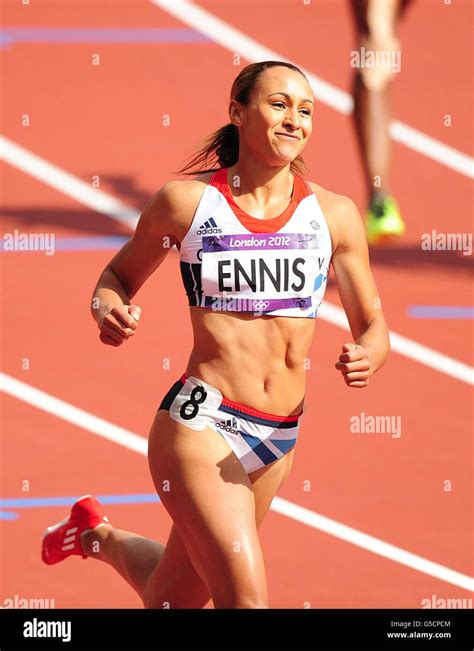 Jessica Ennis After Winning Heat Of The Women S Heptathlon M