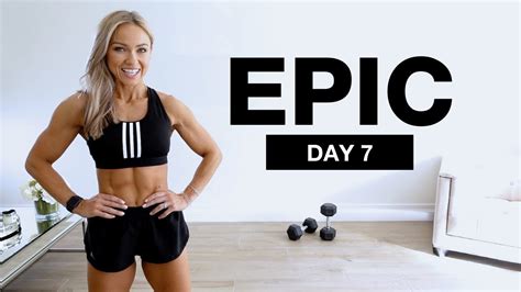 Day Of Epic Dumbbell Lower Body Workout Min Leg Day Caroline