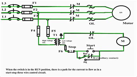Motor Control Start Stop Jog Wiring Diagram