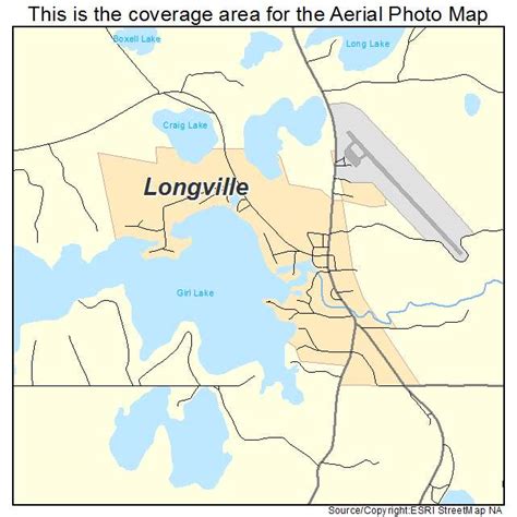 Aerial Photography Map Of Longville Mn Minnesota