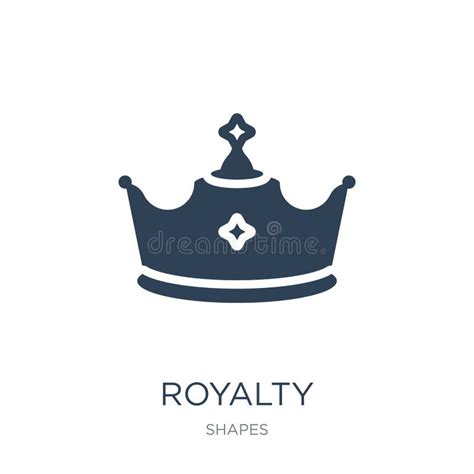 Royalty Icon In Trendy Design Style Royalty Icon Isolated On White