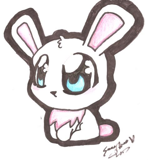 Cute Bunny Drawing Clipart Best