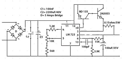 Now that our display is ready let us start with the other circuits. Simple 0-30 Volts - 2-5A Variable Power Supply Circuit Diagram | Electronic Circuit Diagrams ...
